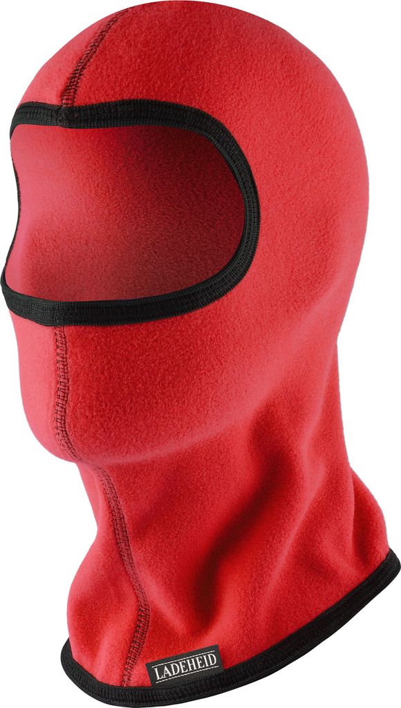 Ladeheid Kinder Jugend Mädchen Microfleece Sturmhaube Skimaske LA-203(Rot,One Size) .