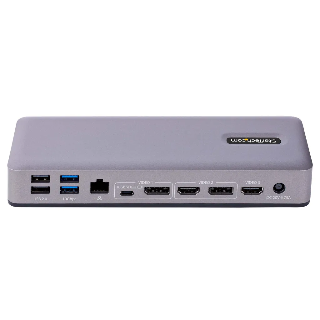 StarTech.com Station d'accueil USB-C Multi-écrans HDMI DP Alt Mode 4K - 4