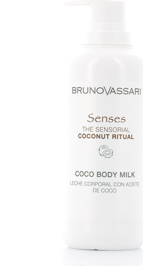 Bruno Vassari, Senses, Coconut Oil, Hydrating, Body Milk, Morning & Evening, 400ml