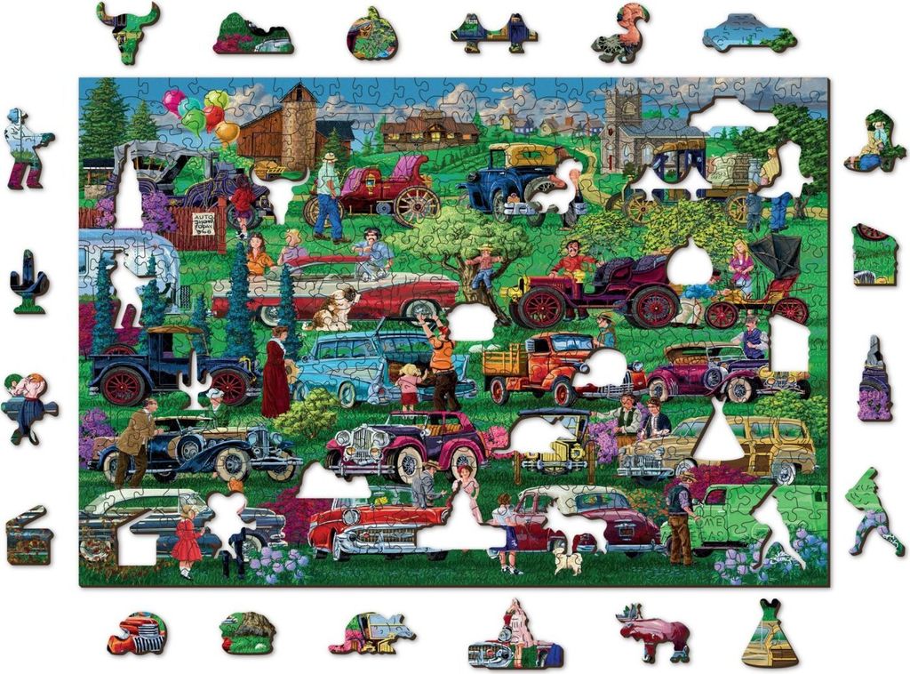 WOODEN CITY Holzpuzzle Veteranen 2in1, 505 Teile ECO