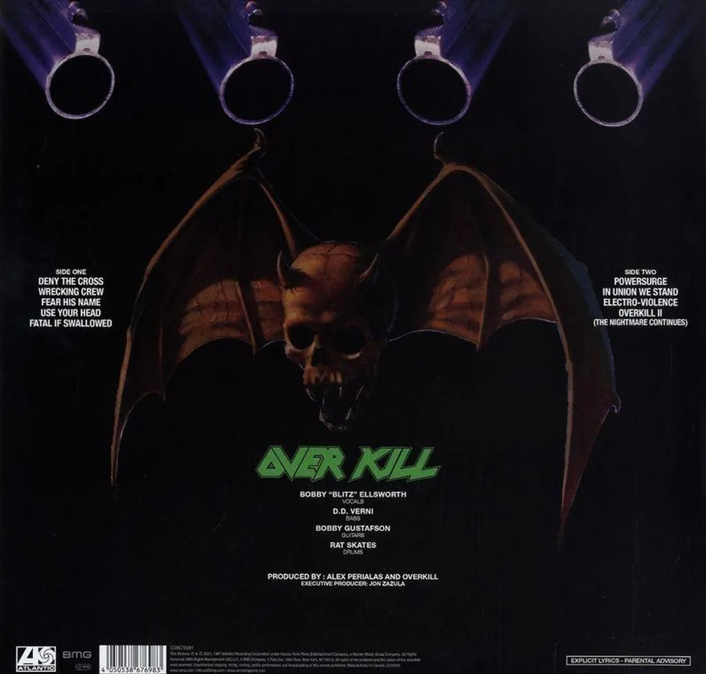 Vinyle Overkill Taking Over pour Collectionneur Edition Rose Marbré LP - 2