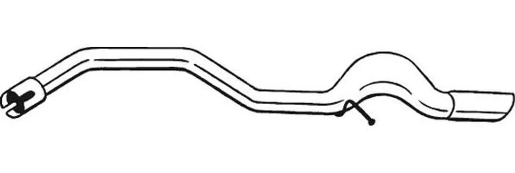 Tuyau d'échappement anti-bruit Bosal 810-429 Mercedes Classe A OE