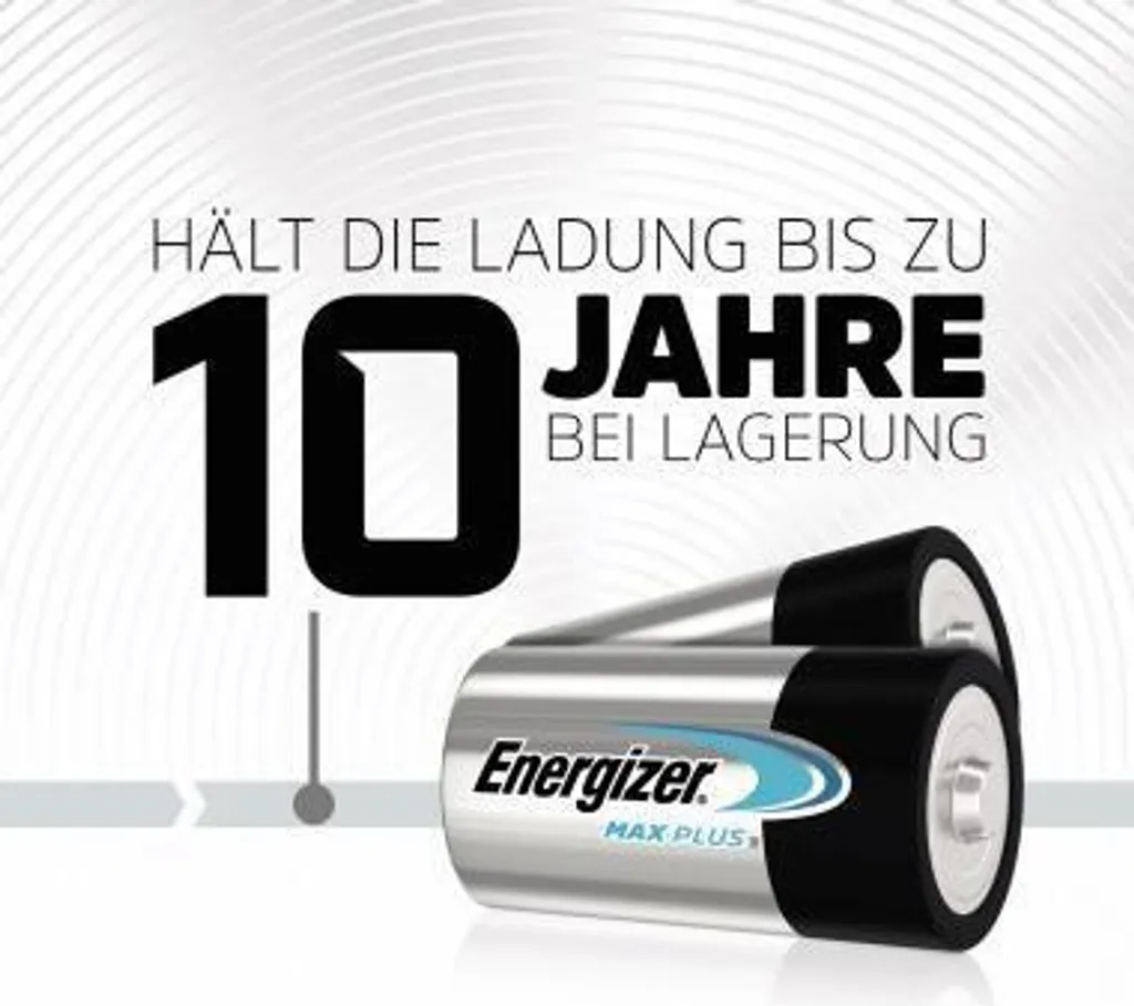 Piles D LR20 Energizer Max Plus Longue Durée E301323704 Pack de 20 Mono
