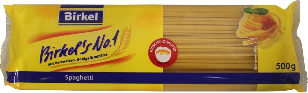 Birkel Teigwaren Nr. 1 Spaghetti 500g Produktbild 