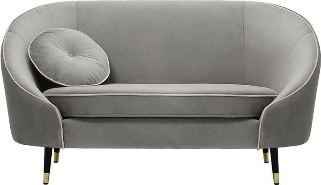 Zweisitzer-Sofa Kooper-Velluto 15-Contrast piping-brass