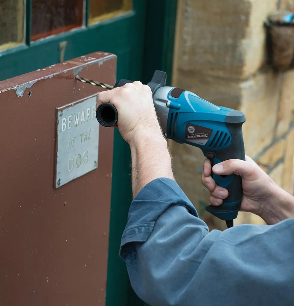 Perceuse à percussion électrique polyvalente pour bois et béton - 2