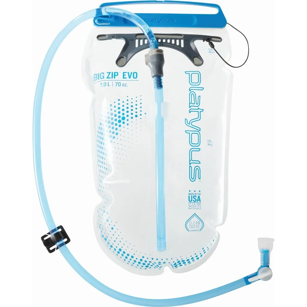 Réservoir d'hydratation 2L Platypus Big Zip EVO pour Randonnée et VTT Trail