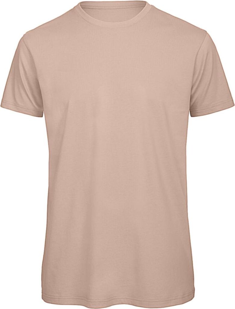 B&C TM042 | Herren T-Shirt / 100% Organic Baumwolle - Farbe: Millennial Pink - Größe: L
