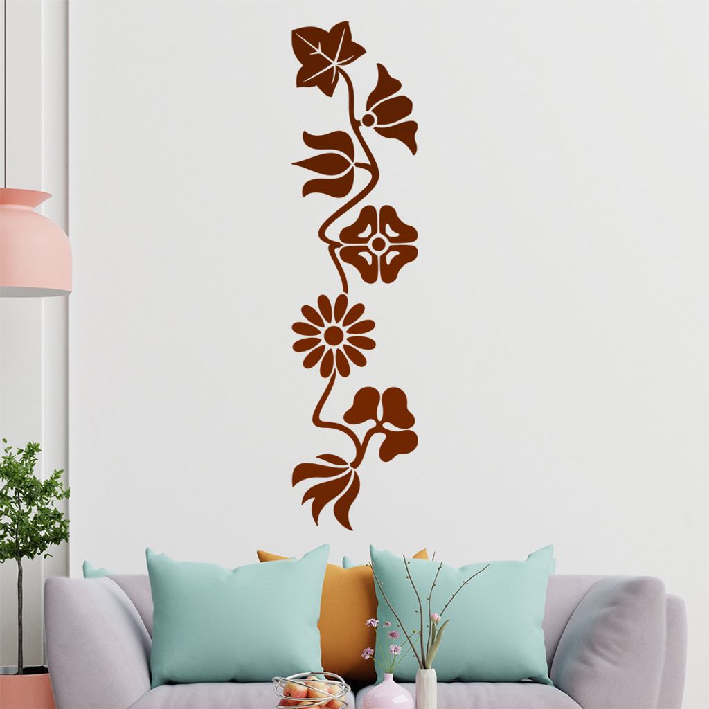 Kleeblatter - Blätter - Ahorn Wandtattoo in 6 Größen - Wandaufkleber Wall Sticker - Dekoration, Küche, Wohnzimmer, Schlafzimmer, Badezimmer