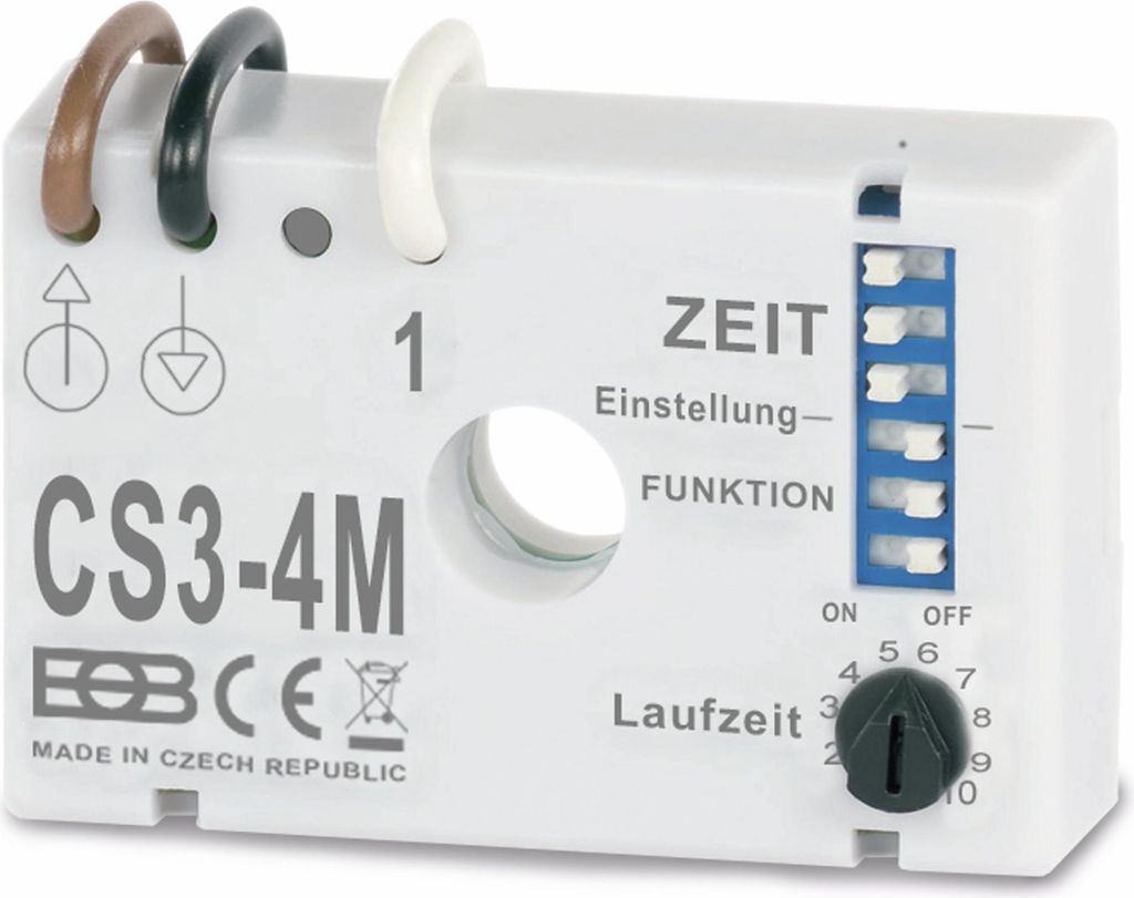 Elektrobock CS3-4M Multifunktions Nachlaufrelais Unterputz