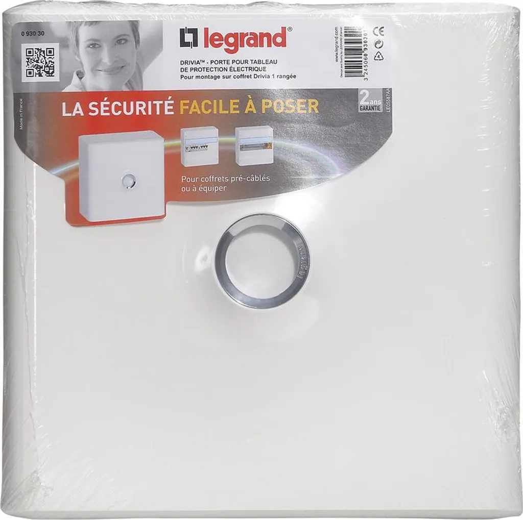 Porte pour coffret Drivia 2 rangées : cachez votre tableau Legrand