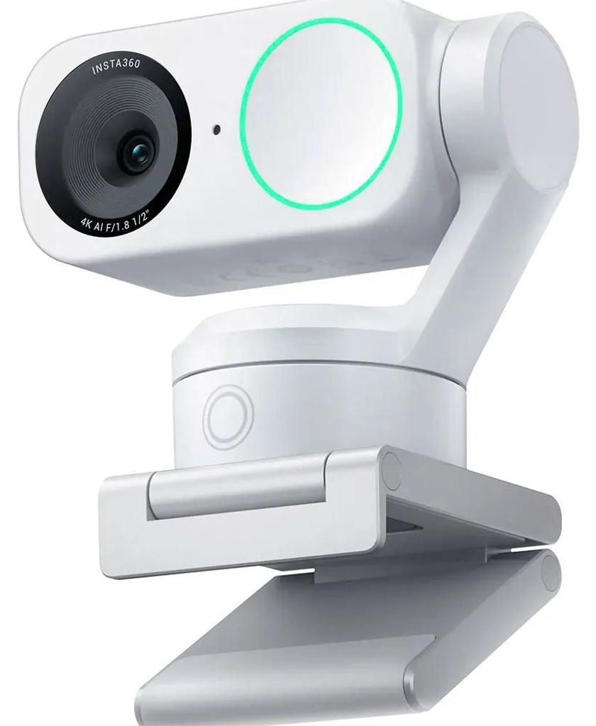 Cámara web Insta360 Link2, color blanco ártico. Modelo: Imagen del producto 
