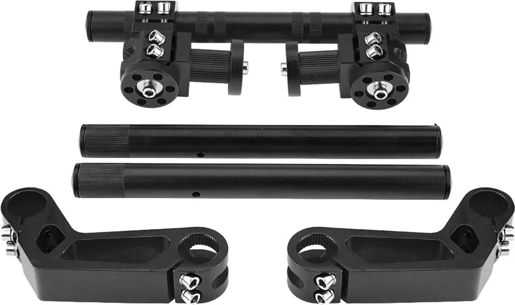 Système Direction Moto 22mm Réglable Noir pour Pilote Dirtbike 125cc