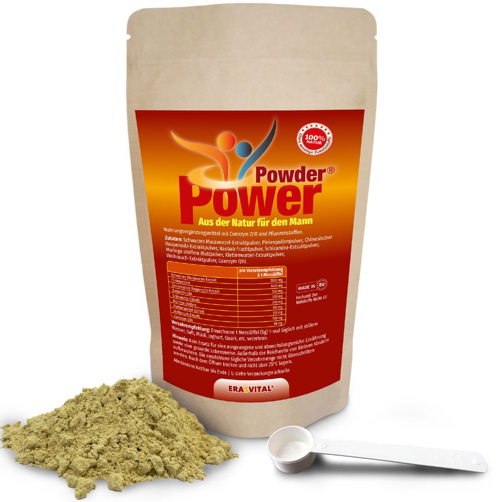 PowerPowder Pulver - aus der Natur für den Mann 300g