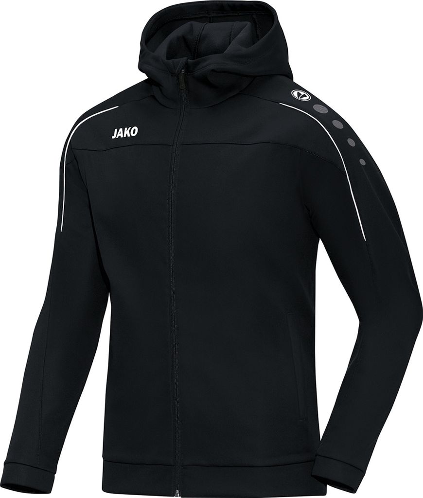JAKO Kapuzenjacke Classico 08 schwarz 152 Produktbild 