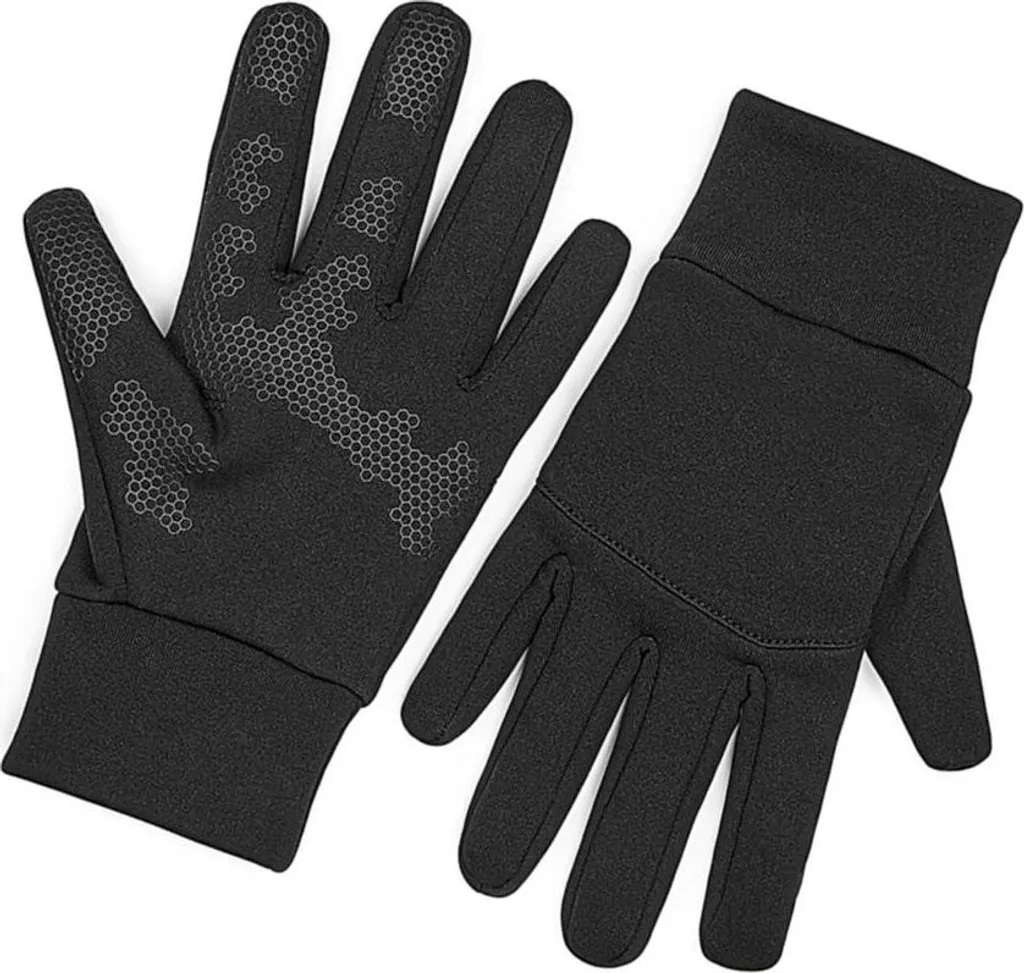 Beechfield B310 Guanti Tecnici Softshell Giallo Fluorescente L/XL Touch - 4