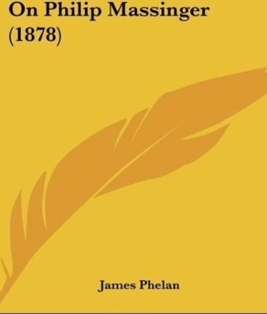 On Philip Massinger (1878)