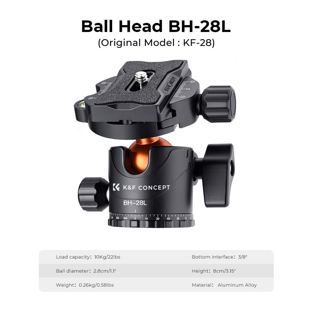 K&F CONCEPT S210 2M/78,7 palce Profesionální fotografický Obrázek produktu 6