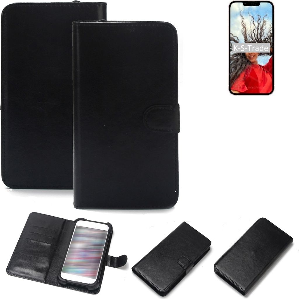 K-S-Trade Handyhülle Schutzhülle kompatibel mit Apple iPhone 13 Handy Schutz Hülle Handyhülle Bumper schwarz 1x