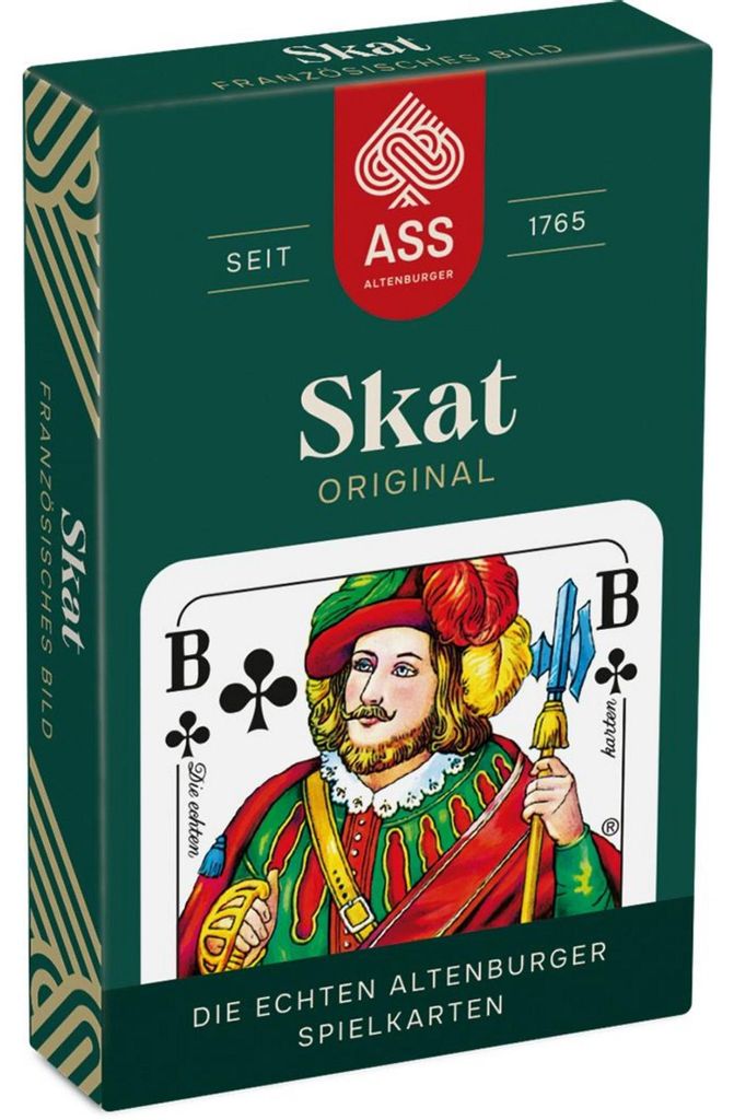 ASS Altenburger Skat, französisches Bild in Faltschachtel Produktbild 