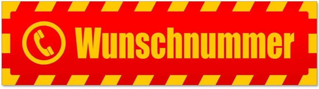 Kiwistar - Autoaufkleber - Rot - 30 x 8 cm - Wunschnummer gestreift - Hinweis Aufkleber Sticker für Auto, Kfz, Fahrrad, PKW, LKW