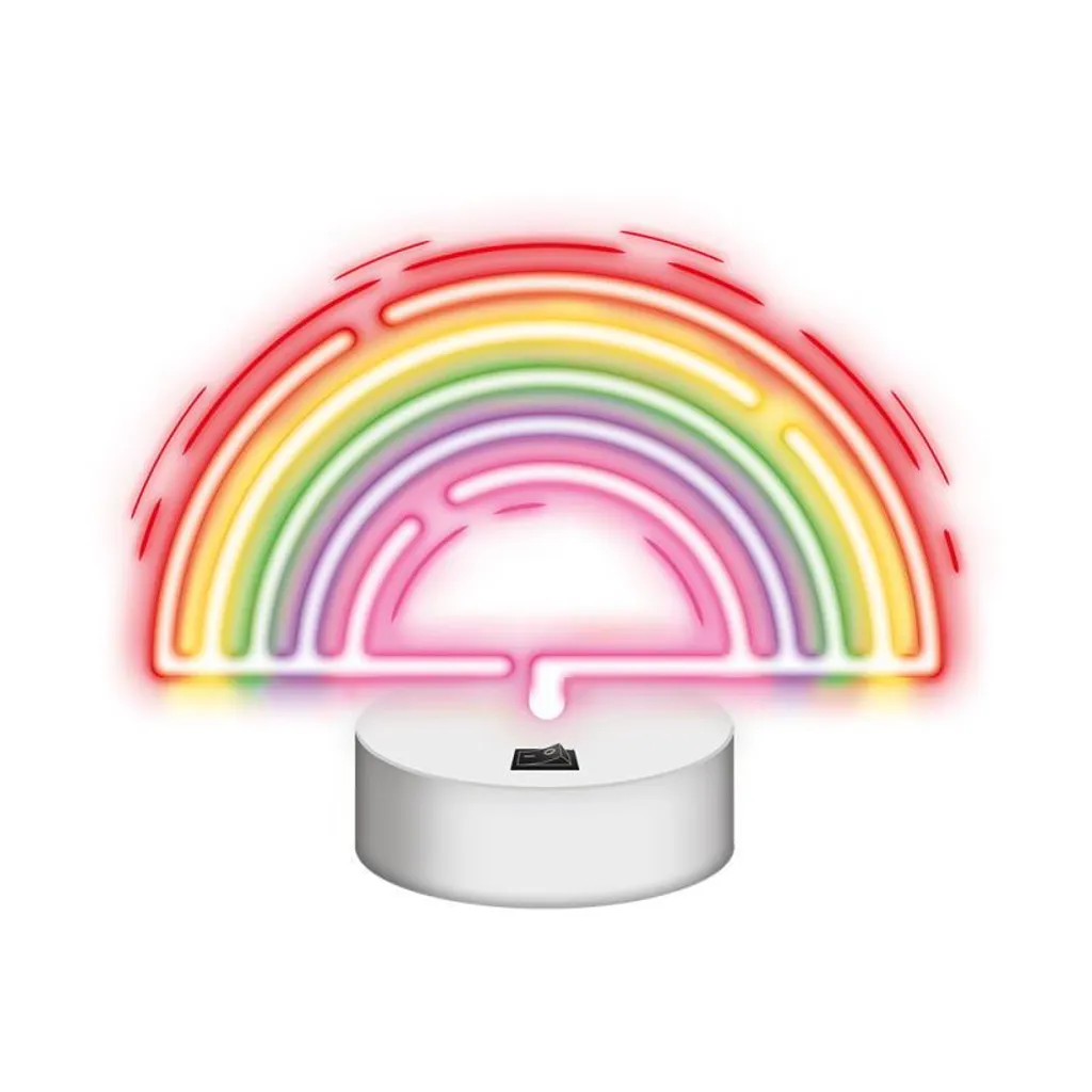 Néon LED sur pied RAINBOW Forever Light NNE09 Multicolore USB et Piles