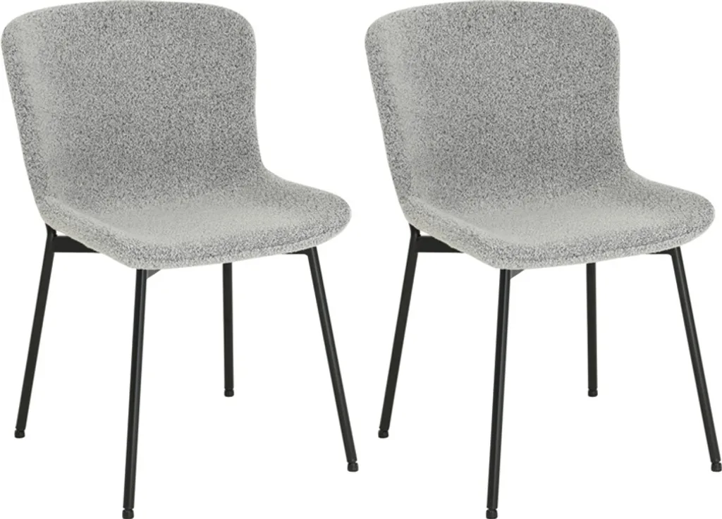 HowHomely Sedie Grigie Set 2 - Il Must-Have per la tua Casa Social
