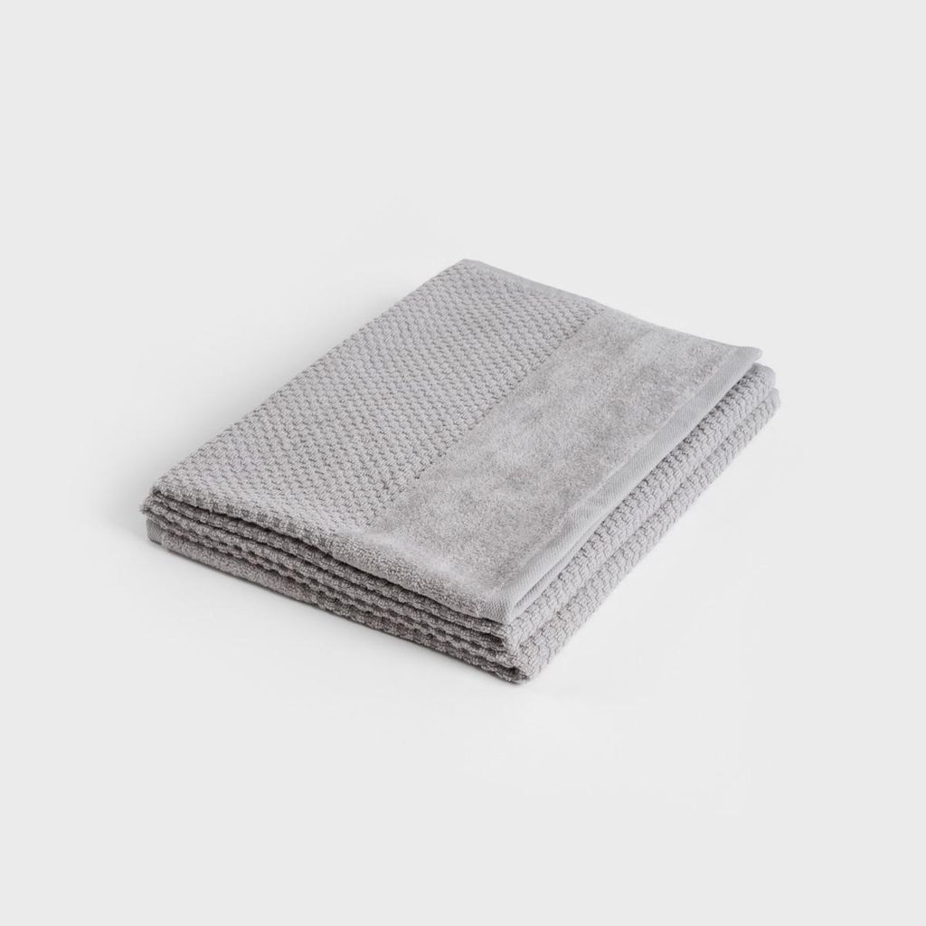 HOMLA NASIA Baumwollhandtuch grau 70x130 cm Produktbild 