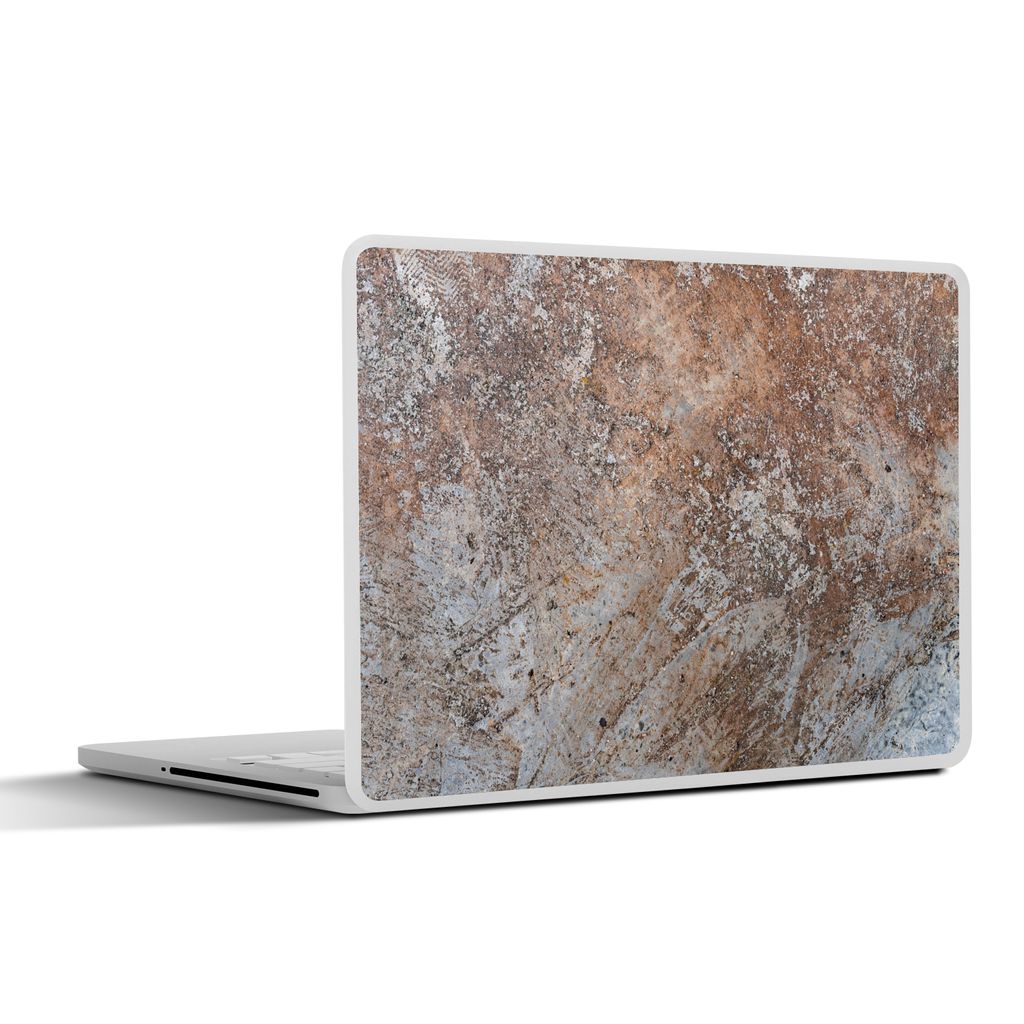 MuchoWow Laptop Aufkleber Sticker Cover Rost - Schiefer - Retro 25x18 cm - Laptop-Deko