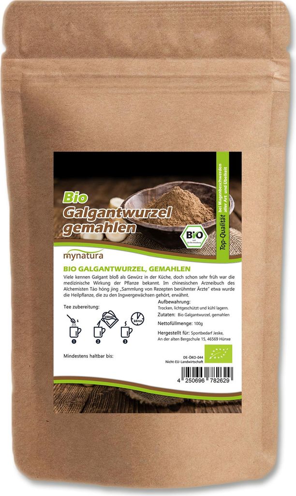 Mynatura Galgantwurzel gemahlen