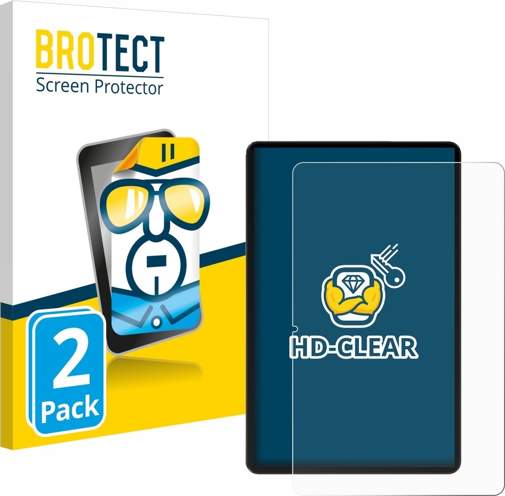 2x Für Honor Pad 9 Schutzfolie BROTECT Displayschutz Display Schutz Folie Klar Transparent