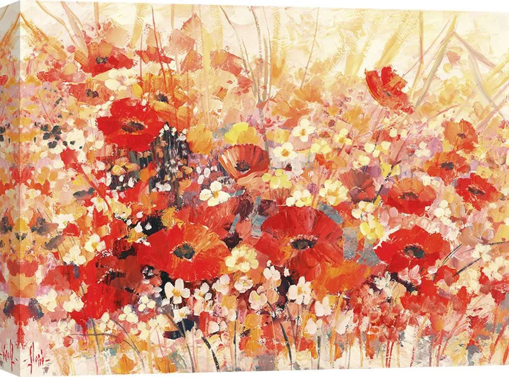 Quadro Luigi Florio Campo di Fiori 60x40 - Artigianato Italiano Casa