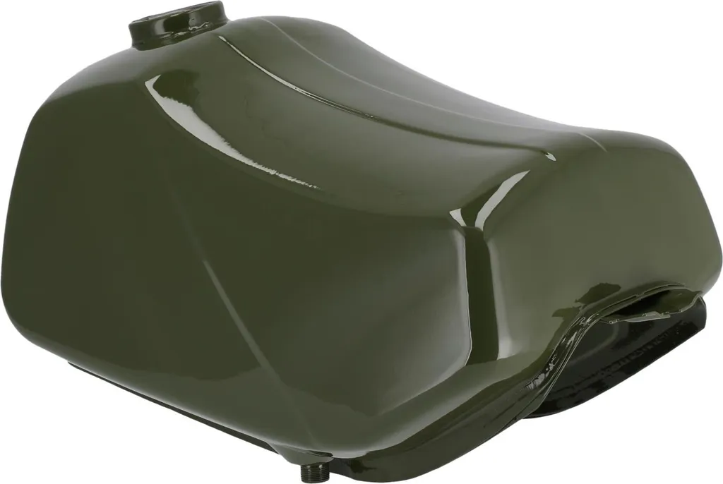 Réservoir Simson S53 RAL 6003 vert olive - Finition acier robuste - 2