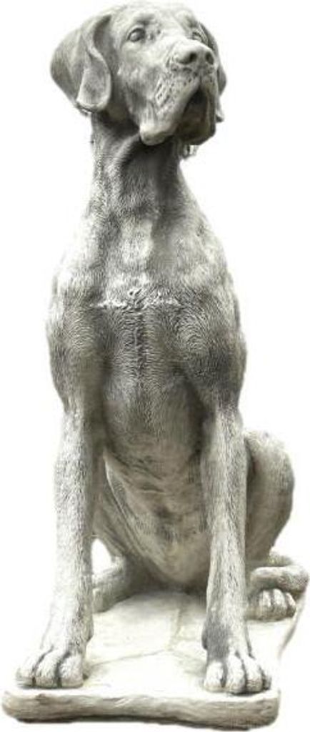 Schöne Dogge aus Steinguss Neu Frostfest Gartendeko Deko Produktbild 