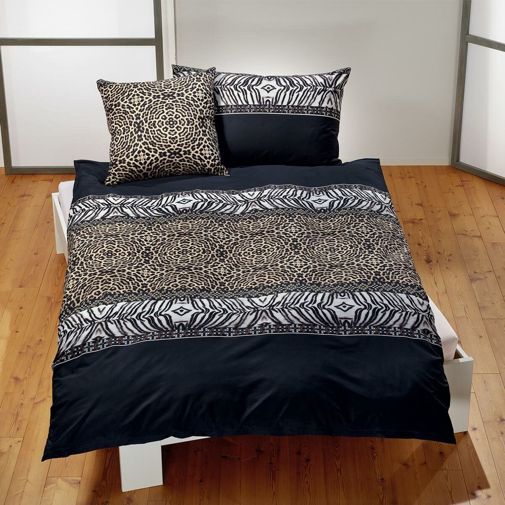 Traumschlaf Mako-Satin Bettwäsche Kalahari 155x220 cm + 80x80 cm