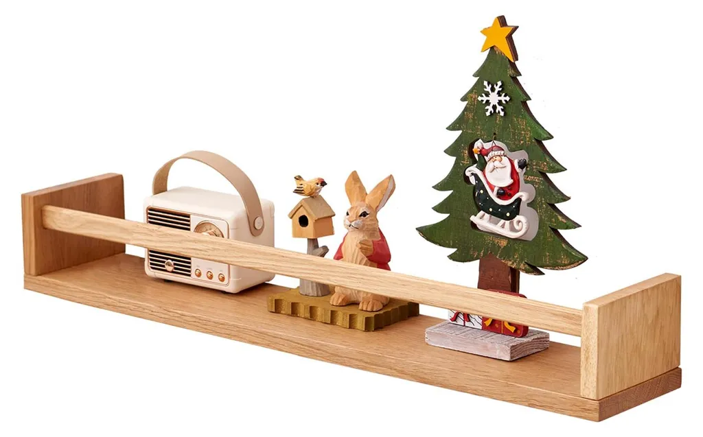 Étagère murale en bois pour ranger livres enfants - Gain de place 40cm