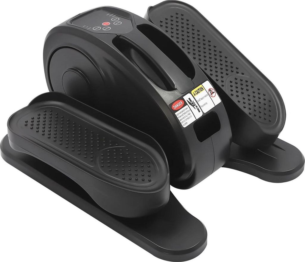 Mini-Crosstrainer unter dem Schreibtisch - Sitz-Pedaltrainer - Elektrisch 50 W - Fernbedienung - Verstellbar 5 Stufen & 3 Programme - LED-Display -...