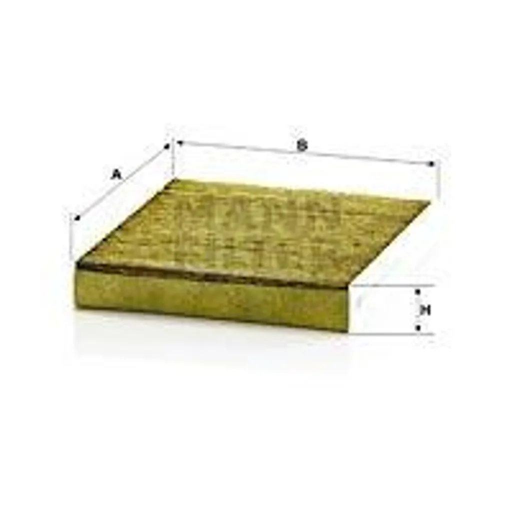 Filtre habitacle charbon actif MANN-FILTER FP 22 011 pour Clio et Captur