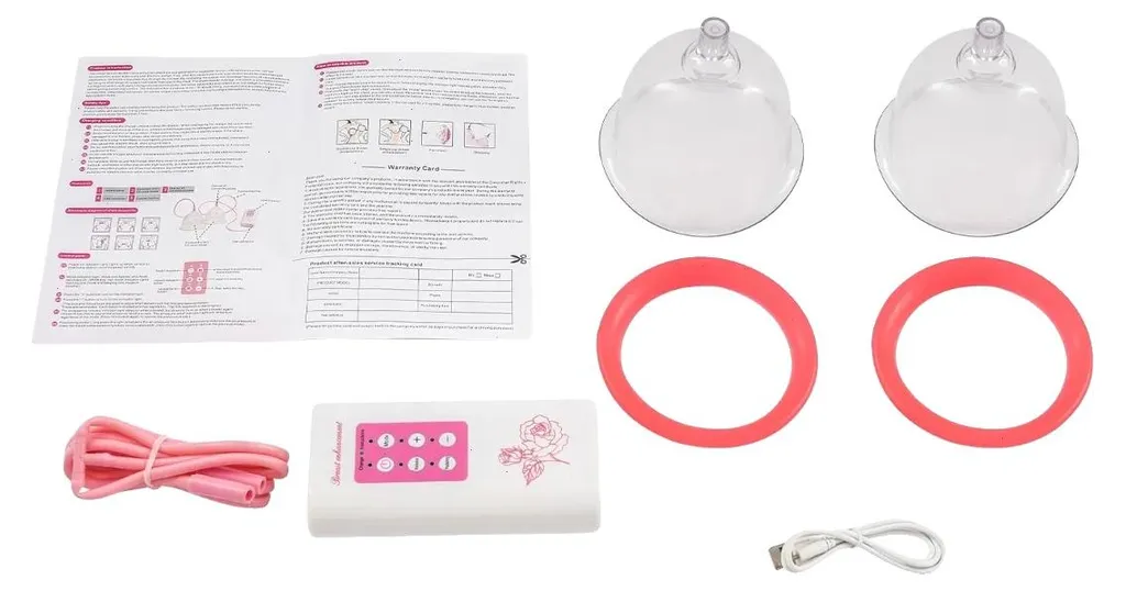Appareil d'augmentation mammaire rose : Solution galbe et fermeté USB