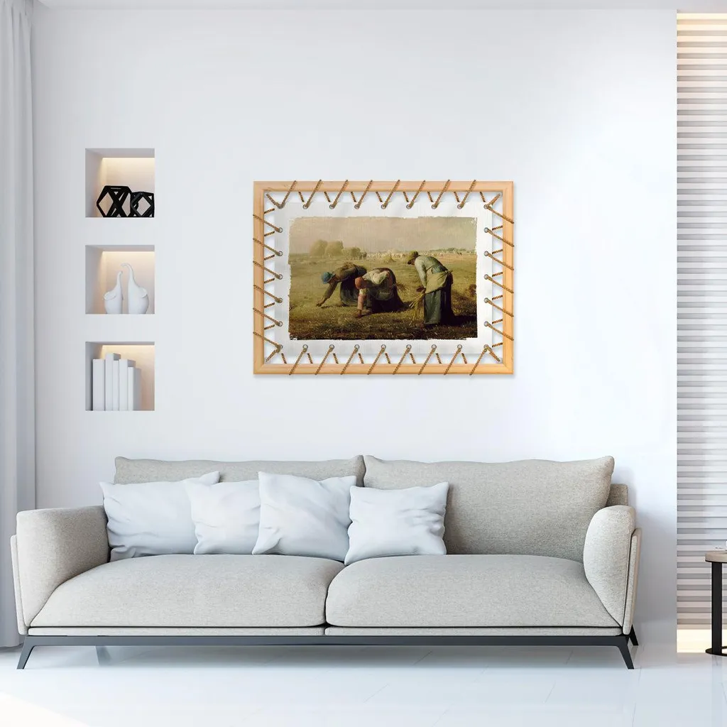 Tensotela Millet Le Spigolatrici 70x95 cm - Emozione d'Arte Classica