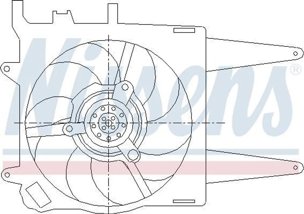 Ventilateur de refroidissement moteur 46777297 pour Palio et Siena 1.2