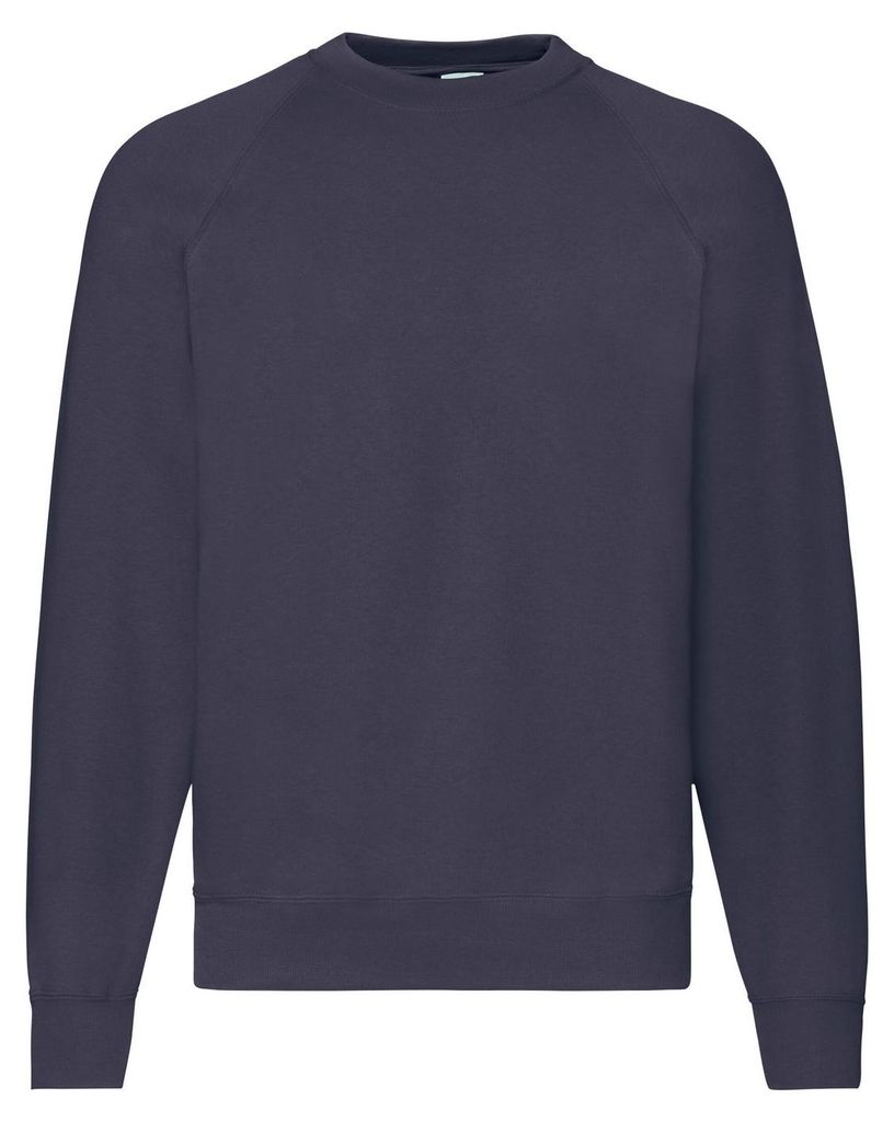 Fruit of the Loom - "Classic" Sweatshirt für Herren Raglanärmel FK2535 (L) (Marineblau)