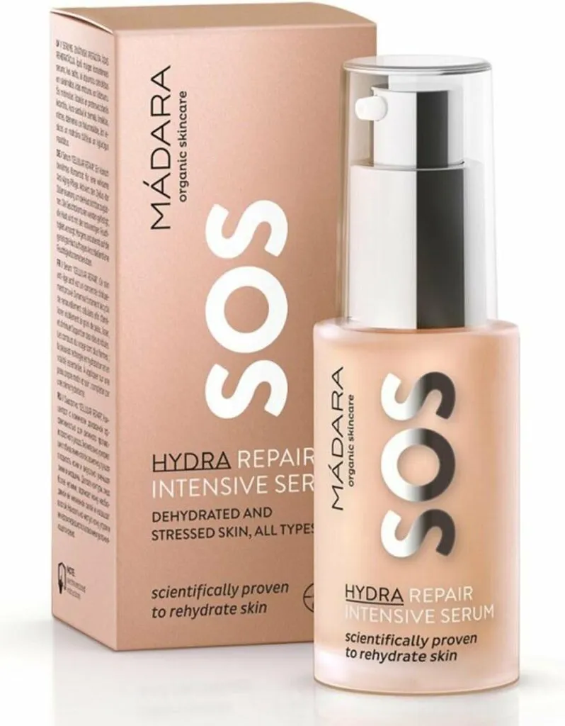 Sérum Mádara SOS Hydra 30ml - Solution Peau Sèche et Ridules de Déshydratation - 6