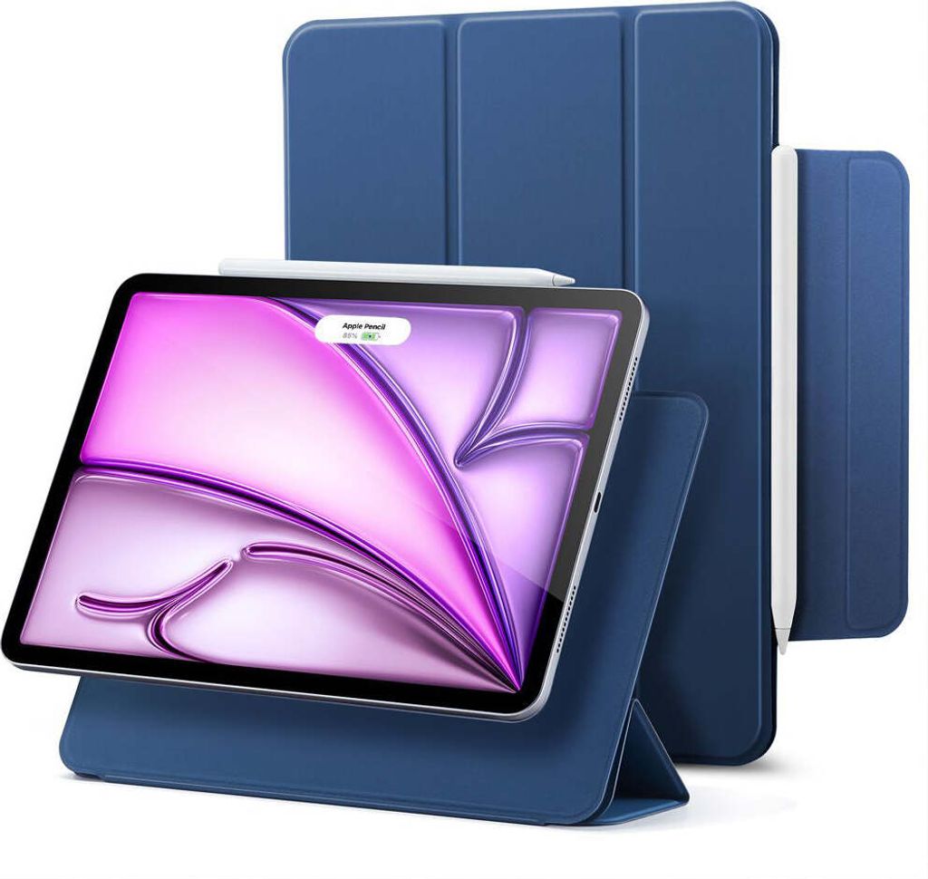 ESR Rebound Magnetic Apple Apple iPad Pro 12.9 2020/2021/2022 (4, 5, 6. Gen) / Air 13" 2024 (6. Gen) / 13" 2025 (7. Gen) Marineblau
