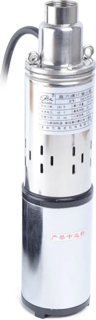 Pompe tubulaire solaire DC 48V pour forage et arrosage de jardin