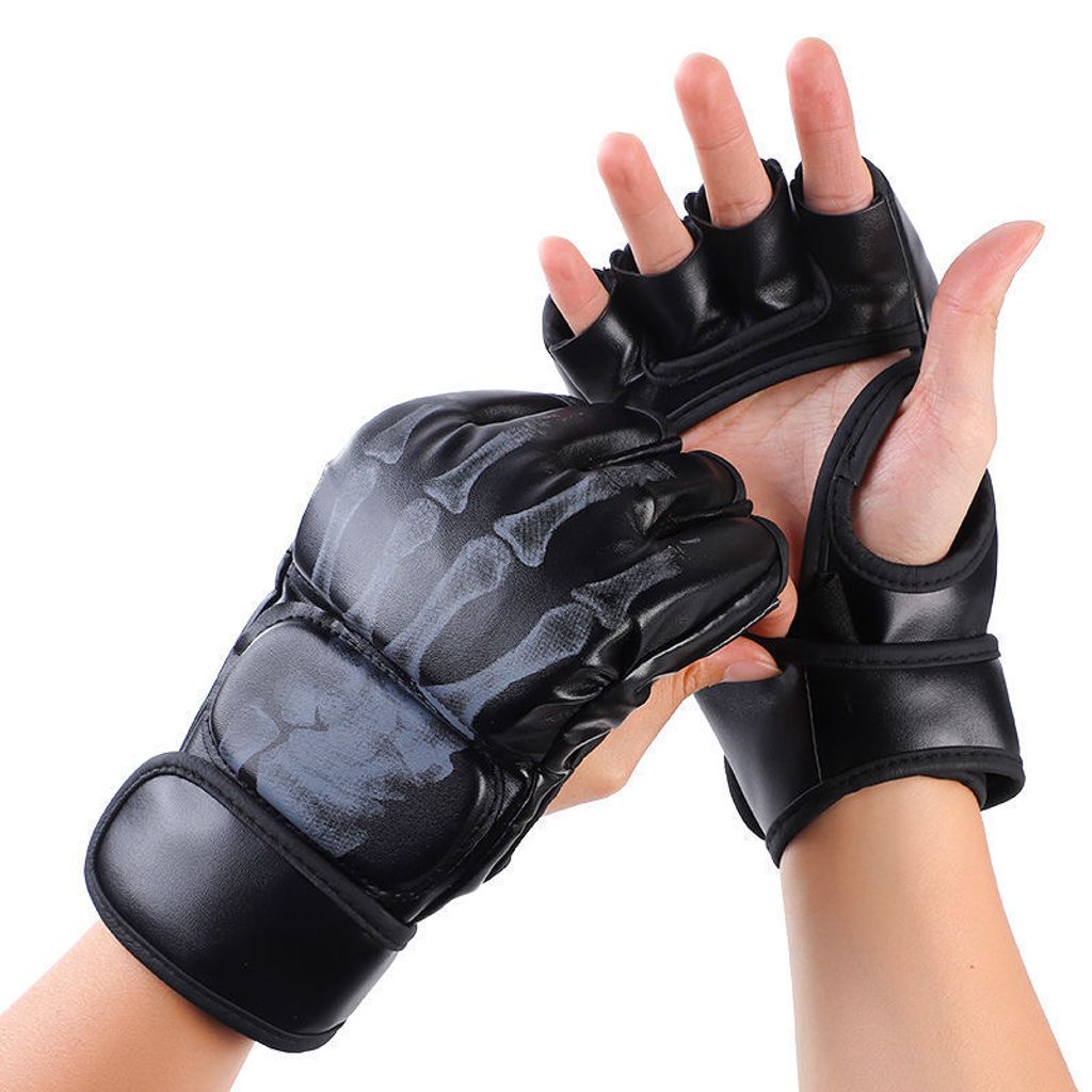 MMA Handschuhe, Halbfinger MMA Boxhandschuhe mit Produktbild 6