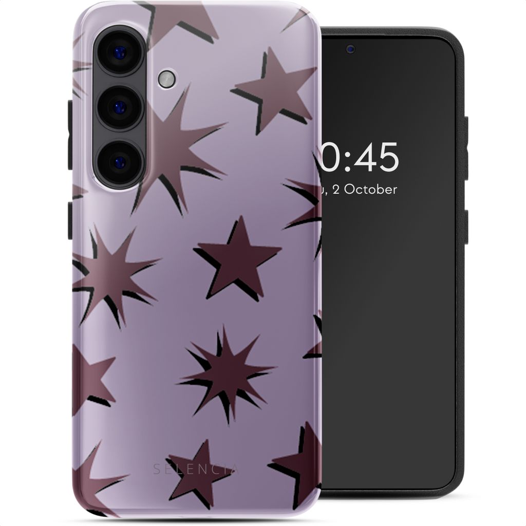 Selencia Vivid Back Cover Samsung Galaxy S24 - Stelle Immagine del prodotto 