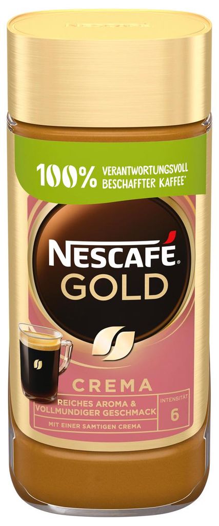 NESCAFÉ 12341557 Gold crema Instantkaffee, łagodna, 200,0 g Zdjęcie produktu 