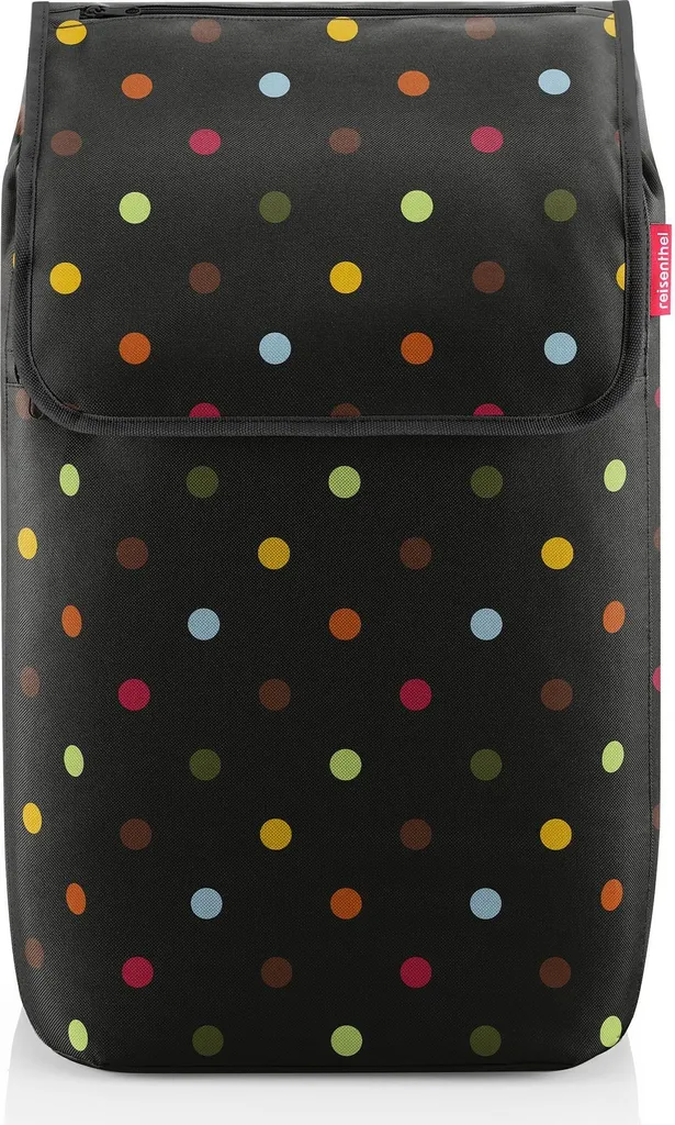 Poussette de Marché Dots Noir : Chariot de Courses Chic et Pratique - 3