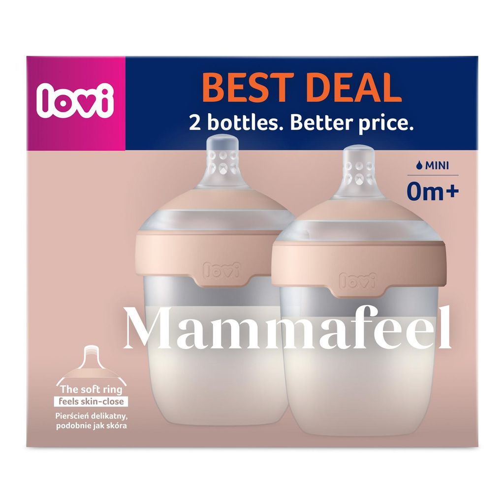 LOVI Mammafeel Babyflasche 150 ml Doppelpack 0595 Obrázek produktu 